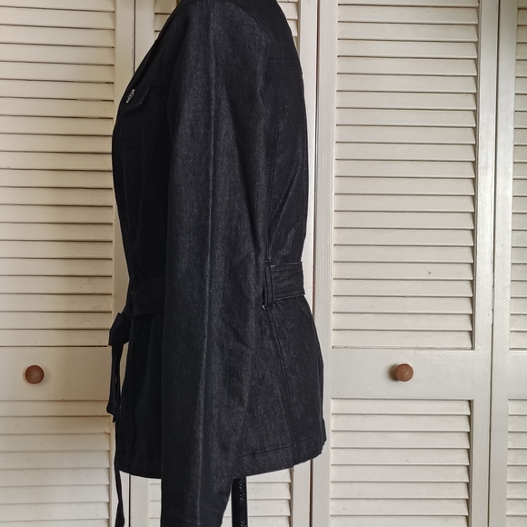 G.H. Bass & Co. Dark Gray Belted Blazer - Picture 2 of 10